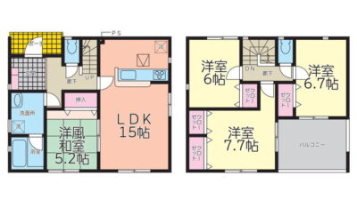 鶴岡市大部町新築戸建住宅4LDK2480万円6月完成予定