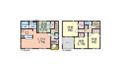 鶴岡市美原町新築戸建住宅4LDK2280万円子育て支援事業補助